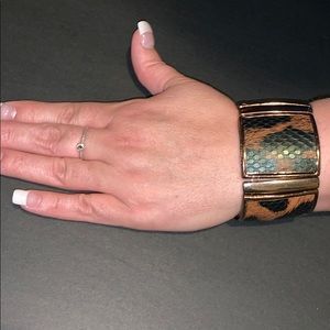Leopard print bracelet